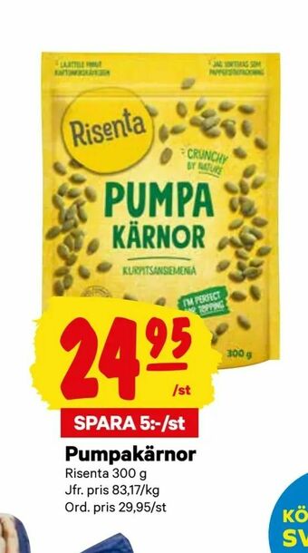 City Gross Pumpakärnor erbjuda