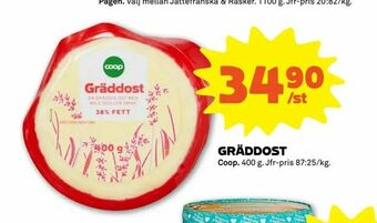 Stora Coop Gräddost erbjuda