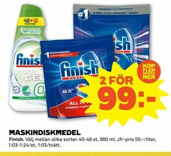 Stora Coop Maskindiskmedel erbjuda