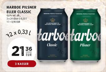 Scandinavian Park Harboe pilsner eller classic erbjuda