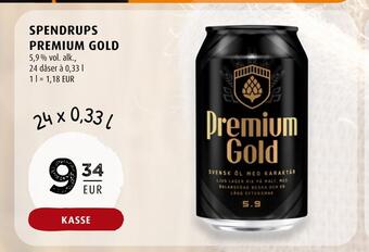 Spendrups premium gold