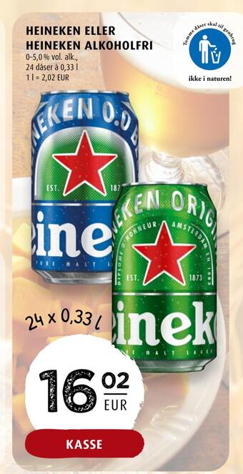 Scandinavian Park Heineken eller heineken alkoholfri erbjuda