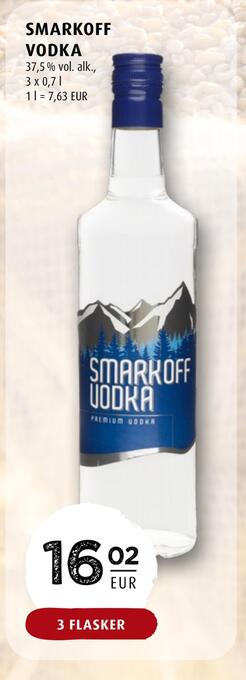 Smarkoff vodka