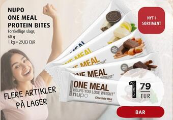 Scandinavian Park Nupo one meal protein bites erbjuda