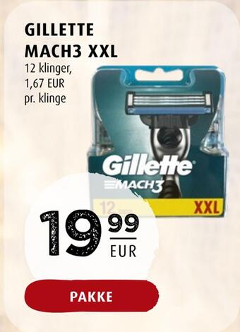 Scandinavian Park Gillette mach3 xxl erbjuda