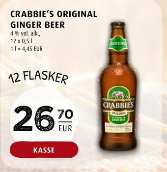 Scandinavian Park Crabbie's original ginger beer erbjuda