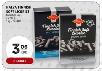 Scandinavian Park Halva lakrits salty licorice erbjuda