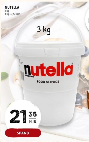 Nutella chokladpålägg