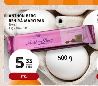 Scandinavian Park Anthon berg marsipan erbjuda