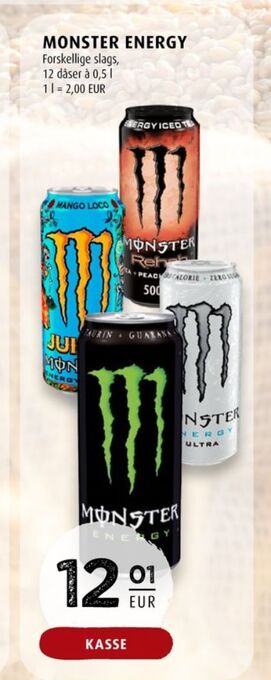 Scandinavian Park Monster energidryck erbjuda