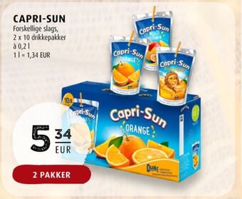 Scandinavian Park Capri-sonne stilldrink erbjuda