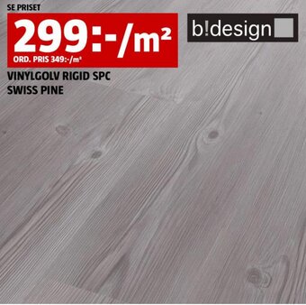 Bauhaus VINYLGOLV RIGID SPC SWISS PINE erbjuda