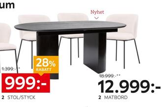 XXXLutz Matbord erbjuda