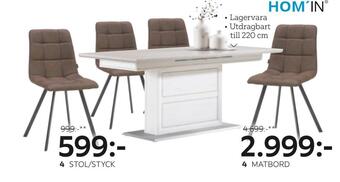 XXXLutz Stol/styck erbjuda