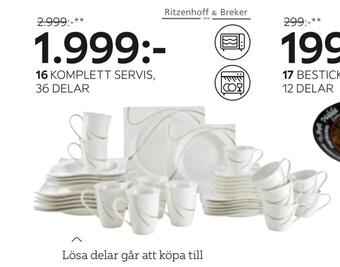 XXXLutz Komplett servis erbjuda