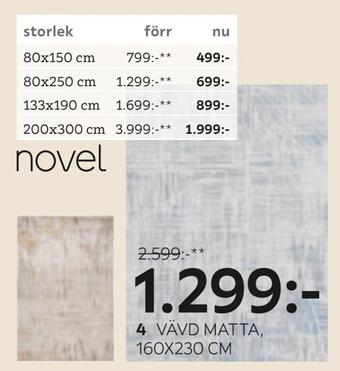 XXXLutz Vävd matta, 160x230 cm erbjuda
