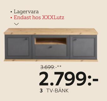 XXXLutz Tv-bänk erbjuda