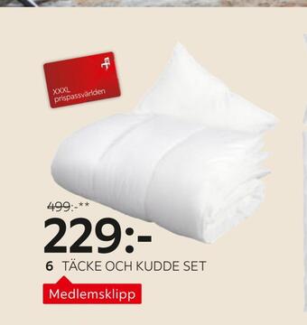 XXXLutz Täcke och kudde set erbjuda
