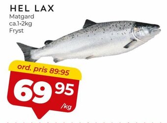 HEL LAX Matgard ca.1-2kg Fryst