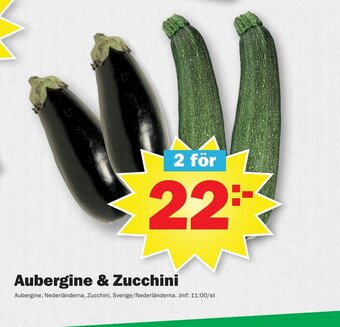 Pekås Aubergine & Zucchini erbjuda