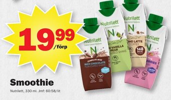 Pekås Smoothie Nutrilett, 330 ml. erbjuda