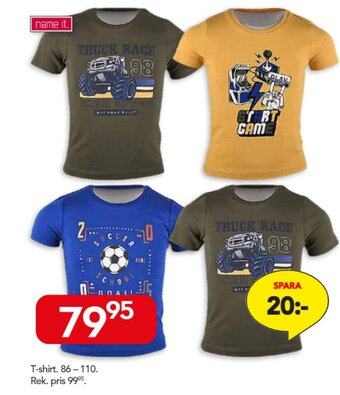 Bo Ohlsson T-shirt. 86-110 erbjuda