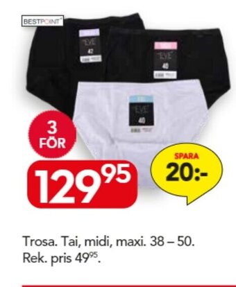 Bo Ohlsson Trosa. Tai, midi, maxi. 38 - 50. erbjuda
