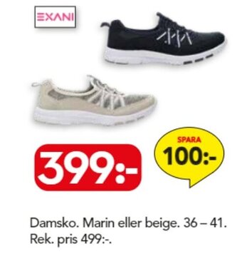 Bo Ohlsson Damsko. Marin eller beige. 36-41. erbjuda
