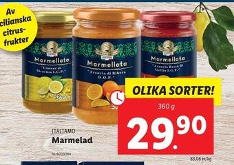Lidl Marmelad erbjuda