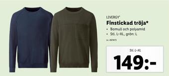 Lidl Finstickad tröja erbjuda