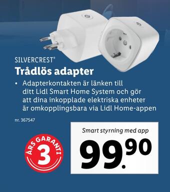 Lidl Trådlös adapter erbjuda