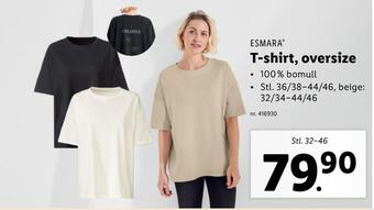 Lidl T-shirt, oversize erbjuda