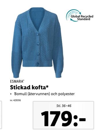 Lidl Stickad kofta erbjuda
