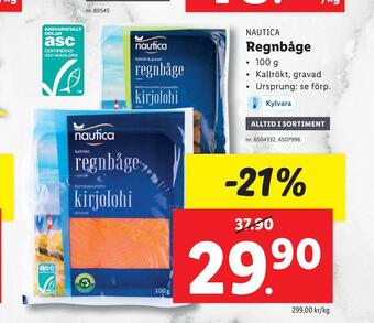 Lidl Regnbåge erbjuda