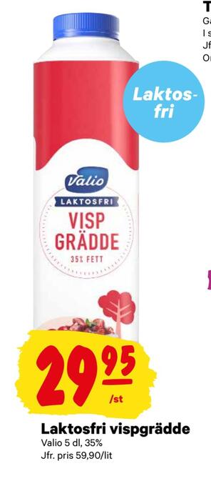 City Gross Laktosfri vispgrädde erbjuda