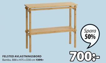 JYSK Felsted avlastningsbord erbjuda