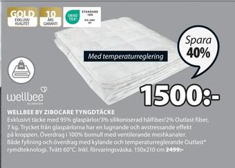 JYSK Wellbee by zibocare tyngdtäcke erbjuda