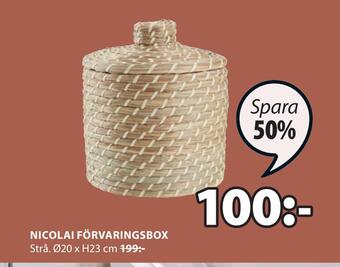 JYSK Nicolai förvaringsbox erbjuda