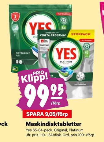 City Gross Maskindisktabletter erbjuda