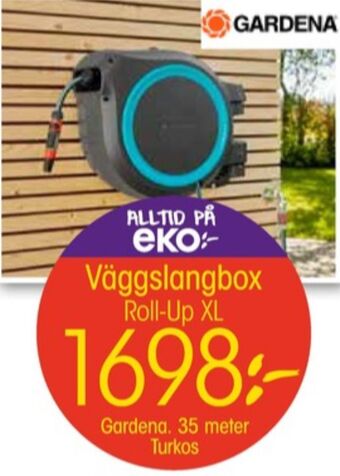 EKO Gardena slangupprullare erbjuda