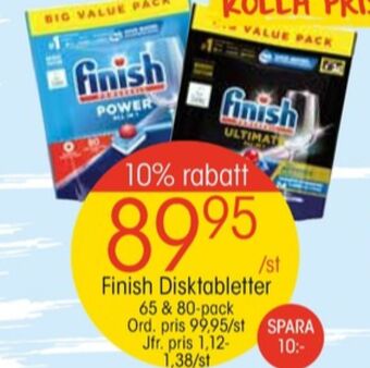 EKO Finish diskmaskintabs erbjuda