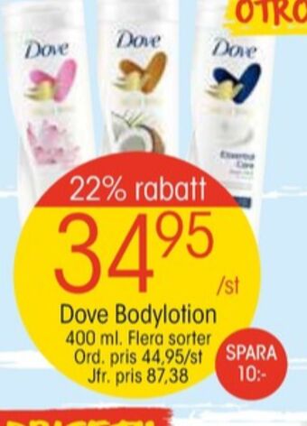EKO Dove bodylotion erbjuda