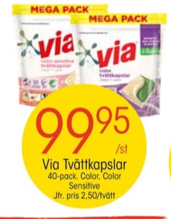 EKO Via tvättmedel tabs erbjuda