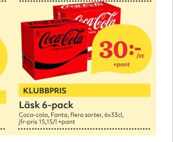 Hemköp Coca cola läskedryck erbjuda