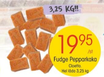 EKO Cloetta kola pepparkaka erbjuda