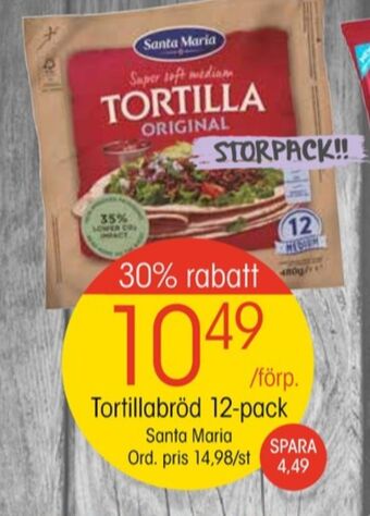 EKO Santa maria tortillas erbjuda