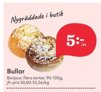 Hemköp Bonjour butiksbakat kaffebröd erbjuda