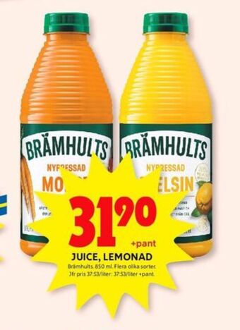 ICA Kvantum Brämhults juice erbjuda