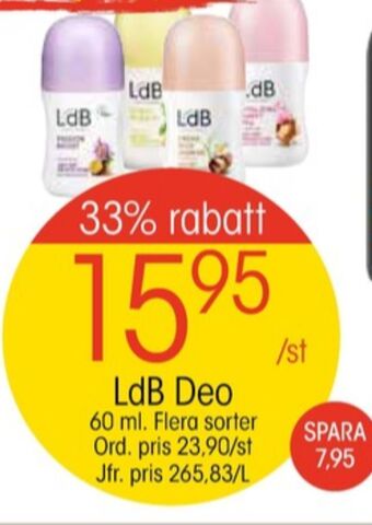 EKO Ldb deodorant roll-on erbjuda