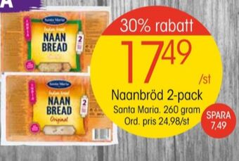 EKO Santa maria naanbröd erbjuda
